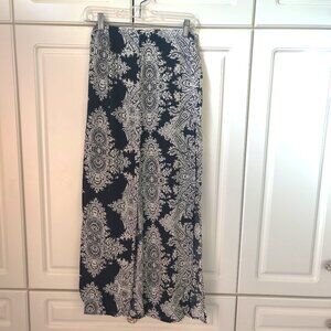 Liz Claiborne Black/White Maxi Skirt, Size Small, NWT